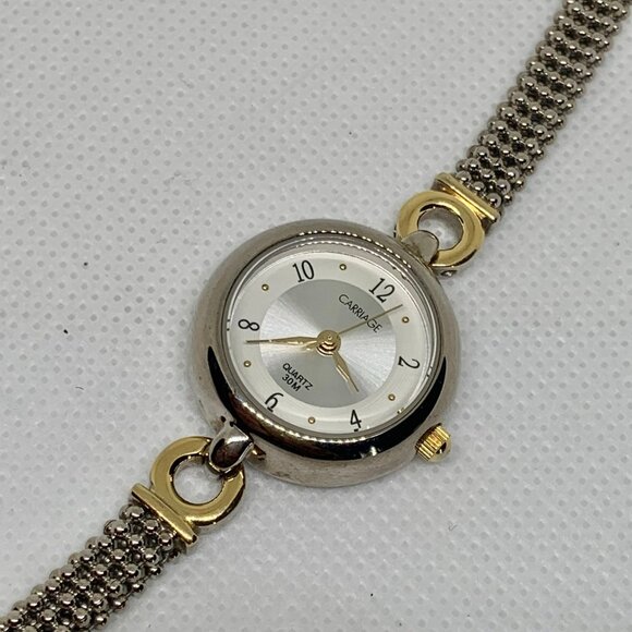 Carriage by Timex women watch C6A221 two tone quartz 23mm up to 7.5” running - Picture 2 of 6